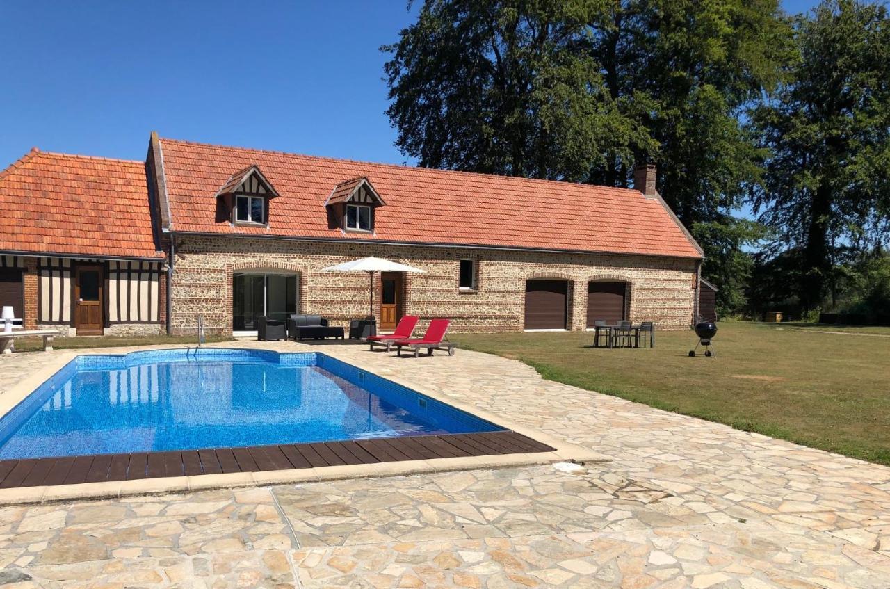 Clos Celeste - Campagne D Etretat Avec Piscine Et Spa (Adults Only) Écrainville Kültér fotó
