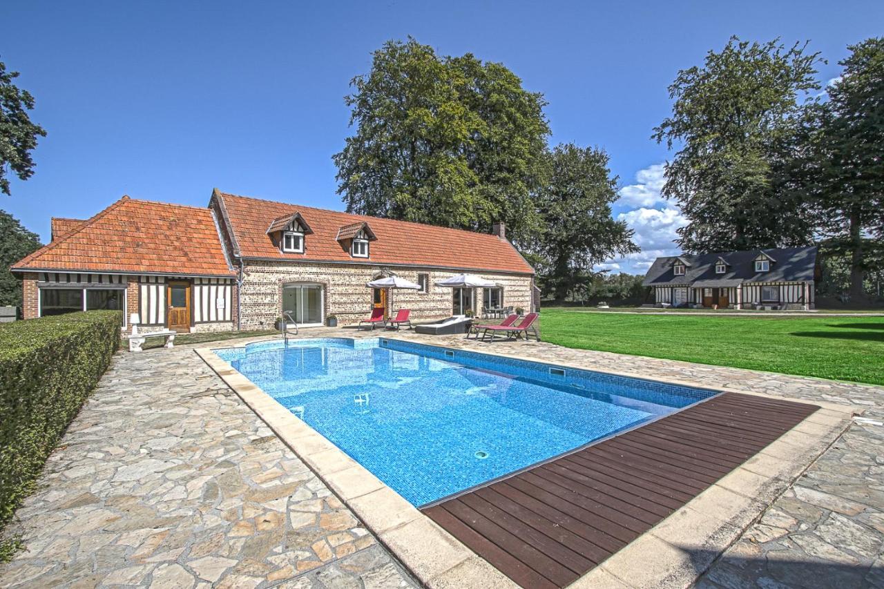 Clos Celeste - Campagne D Etretat Avec Piscine Et Spa (Adults Only) Écrainville Kültér fotó