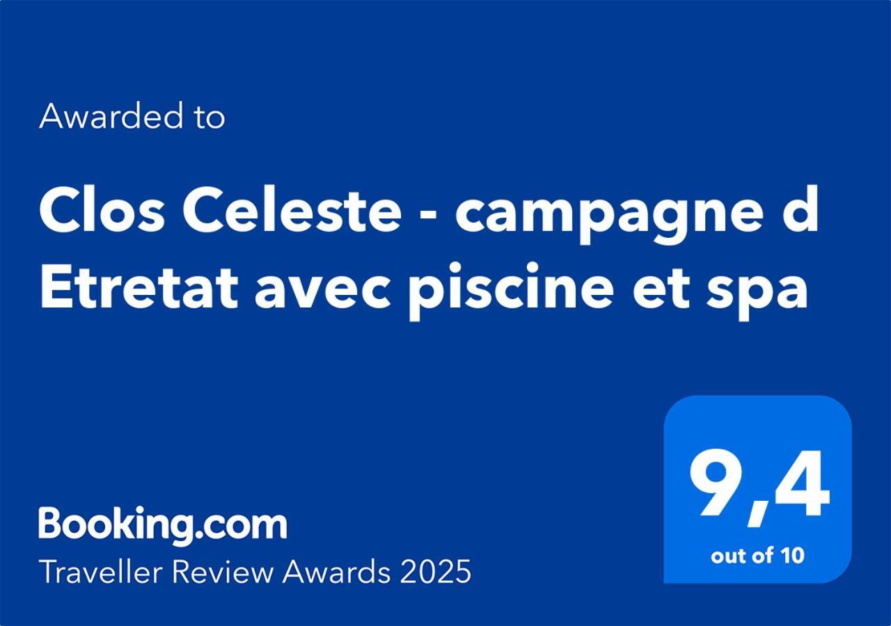 Clos Celeste - Campagne D Etretat Avec Piscine Et Spa (Adults Only) Écrainville Kültér fotó